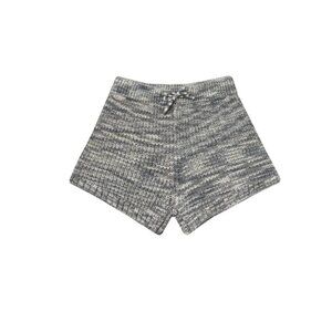 NWT Rylee + Cru Knit Shorts Girls Size 10-12 Y Heather Slate Elastic Waist